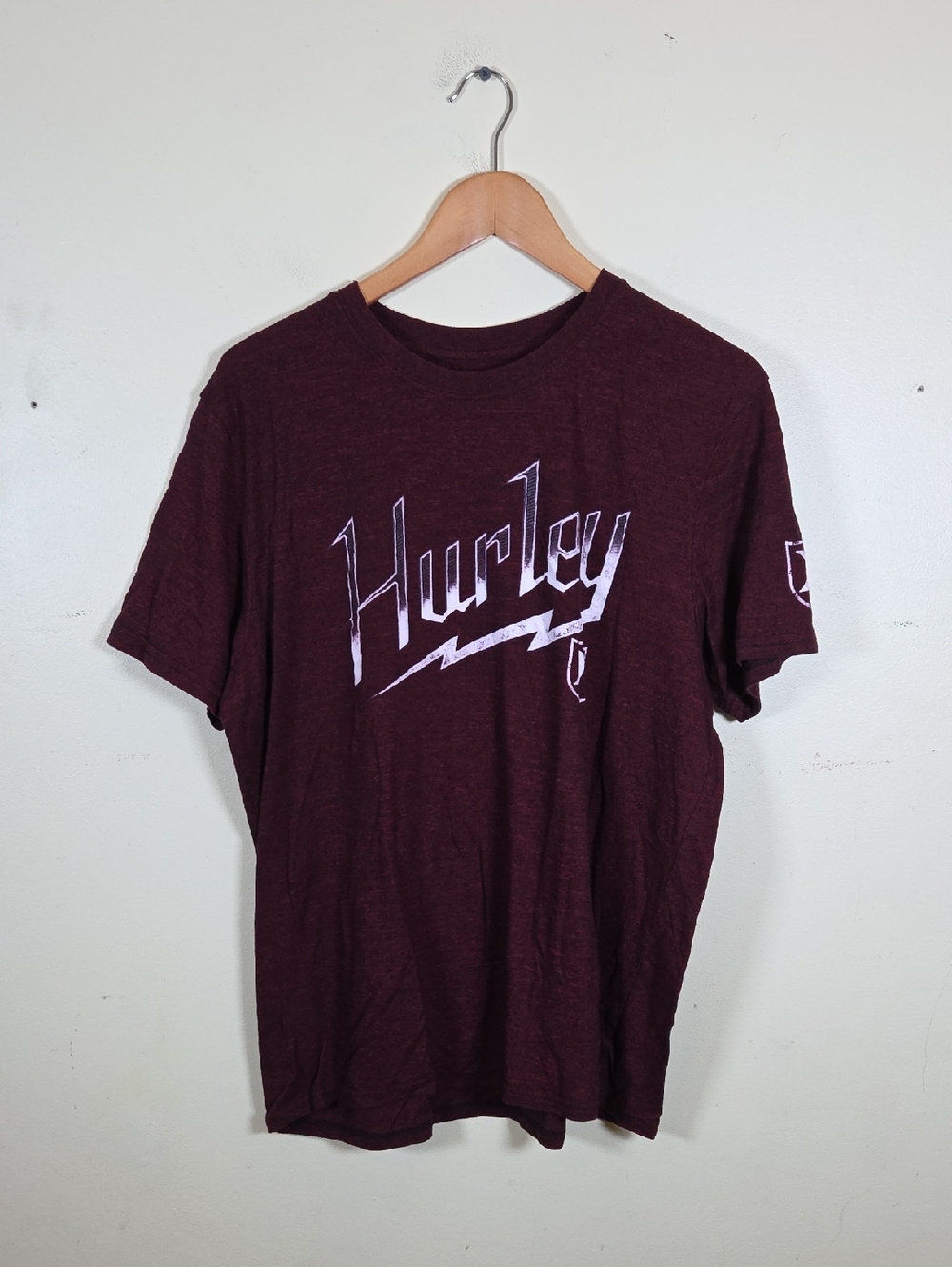 3 Hurley Shirts Mens X Large Graphic Logo Crewneck Short Sleeve T Shirts
